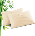 Pillowcases Queen Size 2 Pack, Cooling Viscose from Bamboo Pillow Cases by JamRest