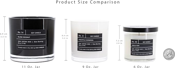 Lulu Candles | Black Amber | Luxury Scented Soy Jar Candle | Hand Poured in The - Image 8