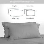 Pillow Cases Queen Size Set of 2 Pillowcases 100% Viscose Derived from Bamboo - Image 6