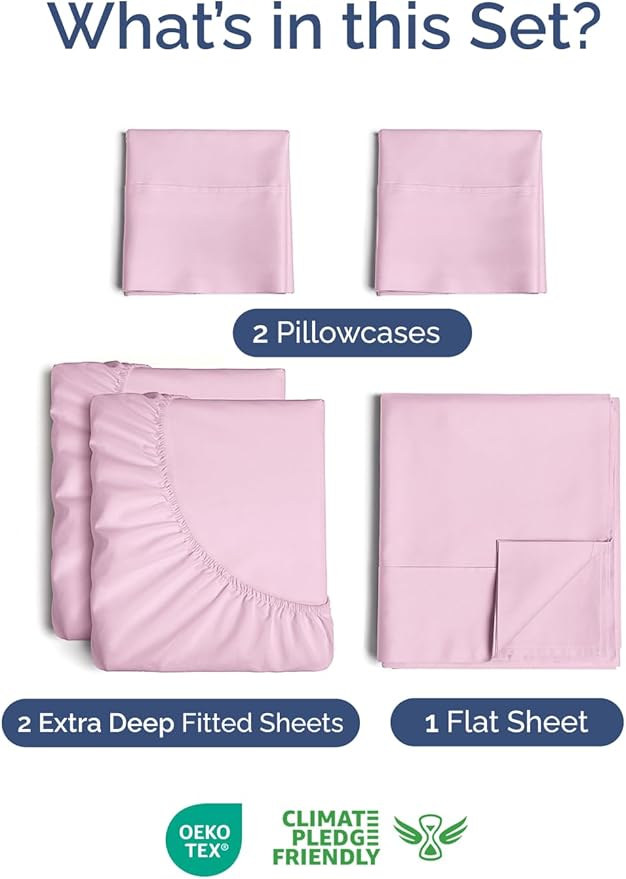 Extra Deep Split King Sheet Set - Image 2