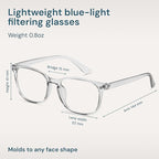 Gaoye Gray Blue Light Glasses for Computer & Gaming - Image 4