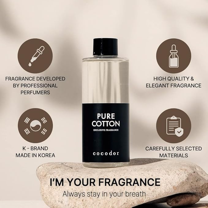COCODOR Reed Diffuser Oil Refill/Cedar Wood /6.7oz / 3 Pack/Aromatherapy - Image 2