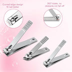 Yougai Manicure Set Professional Nail Clippers Set, Pedicure Set Nail Grooming - Image 5