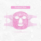 ZNÖCUETÖD Face Ice Mask Facial Ice Packs Gel Hot Cold Compress - Image 5