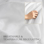DAPU 100% Linen Duvet Cover Full 3PCs, Pure Natural French Flax Linen Duvet - Image 4