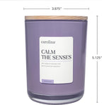 Carolina Calm The Senses Scented Candle, 16 oz Lavender & Fern Scented - Image 4
