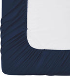 Twin XL Fitted Sheet Only with Full Elastic & Built in Corner Sheet Straps to - Image 5