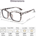 VISOONE Blue Light Blocking Glasses Square - Image 7