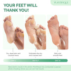 PLANTIFIQUE Foot Peeling Mask 4 Pack | Dermatologically Tested Repairs Heels & - Image 2