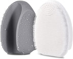 Silicone Face Scrubber, 2 Pack Face Scrubber by HieerBus