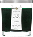 Colonial Candle Winter Woods Scented Candle Jar, Highly Fragranced Candles by ColonialCandle