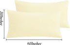 NTBAY King Pillow Cases Set of 2, 2 Pack Brushed Microfiber 20x40 Pillow Cases - Image 3