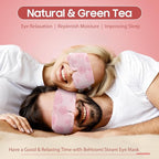 BeHoomi Steam Eye Mask, Self Heating Disposable SPA Warm Compress - Image 2
