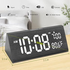DreamSky Wooden Digital Alarm Clock - Image 7