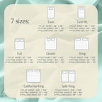 LuxClub 4 PC Sheet Set Bed Sheets Deep Pockets 16" Eco Friendly Wrinkle Free - Image 4