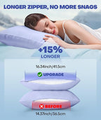 Ice Cooling Pillowcase for Hot Sleepers, Instantly Cool, Stays Cold All Night - Image 5