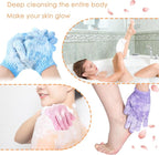 FoldTier 100 Pcs Exfoliating Gloves Bulk - Image 7