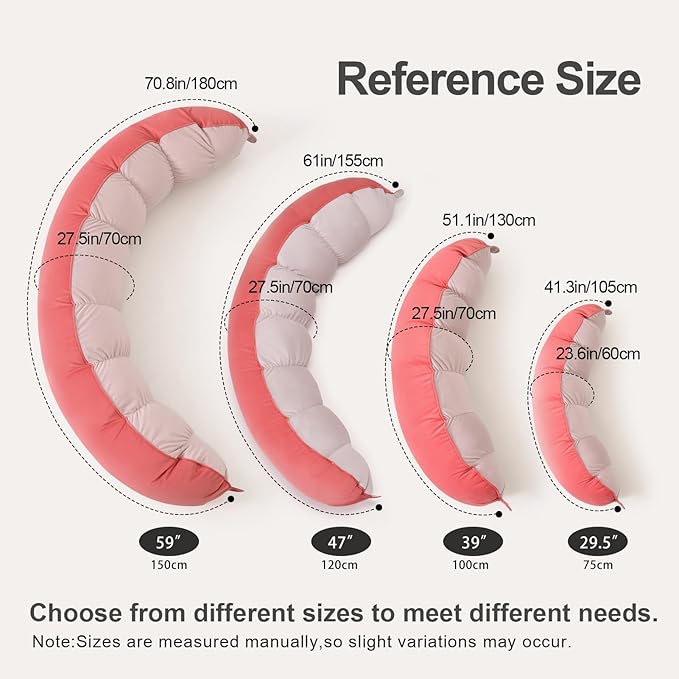 Peallow – Long Round Body Pillow - Image 2