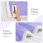 LaffyLo Heated Throw Blanket 50 x 60, Fast Heating Electric Blanket, Dual-Sided - Image 2