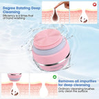 Electric Facial Cleaner with 6 Modes & 3 Light Effects, Rechargeable Waterproof - Image 4