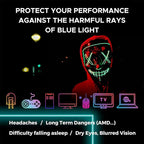 Okany Blue Light Blocking Glasses Gaming Computer Glasses Powerful Professional - Image 7