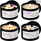 AOOVOO Crystal Soothing Candles Set by AOOVOO
