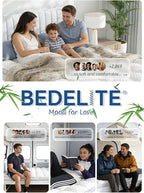 BEDELITE King Mattress Topper 3 Inch Thick Mattress Pad, Plush Pillow Top Bed - Image 7