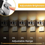 L LOHAS LED Night Light, 2 Pack 3000K Bubble Night Lights Plug into Wall - Image 3