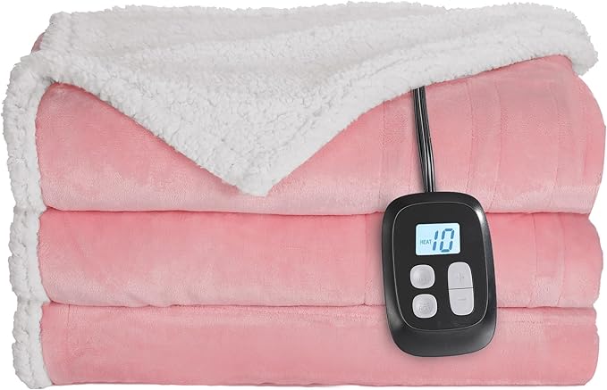LaffyLo Electric Heated Blanket Full Size 72 x 84, Fast Heating Blanket - Image 6