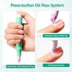 GELLEN 2Pcs Cuticle Pusher Oil Pen - 6ml Large Capacity Nail Oil Pen - Image 5