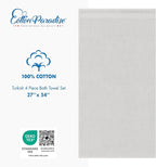 Cotton Paradise 4 Piece Turkish Bath Towels - Image 4