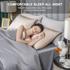 Mulberry Silk Pillowcase for Hair and Skin, Standard Size Cooling Silk Pillow - Image 4