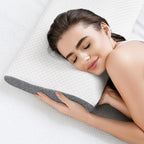 ZAMAT Memory Foam Pillow for Neck Pain Relief, Adjustable Ergonomic Cervical - Image 7