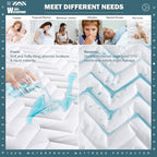 Twin XL Size Waterproof Mattress Protector Quilted, Breathable Ultra-Soft - Image 4