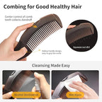 Dandruff Comb Wide Tooth, Stainless Steel Fine Tooth Lice/Psoriasis Scalp Detox - Image 5