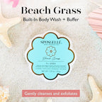 Spongellé Beach Grass Daisy Spongette Bath Sponge | Built-in Body Wash & Body - Image 2