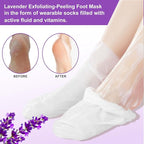 Foot Peeling Mask 5 Pack, Foot Peel Mask Remove Dead Skin, Rough Callus and - Image 3