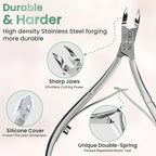 Professional Premium Cuticle Trimmer Stainless Steel Cuticle Nippers - Image 5