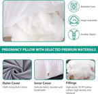 BATTOP Pregnancy Pillows for Sleeping, Pregnancy Must Haves Maternity Body - Image 8