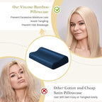 Contour Pillowcase- Rayon Derived from Bamboo Cooling Pillow Case Cover - Image 4
