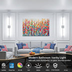 42Inch LED Bathroom Vanity Light Bar 5700K Dimmable Led Bathroom Light Over - Image 7