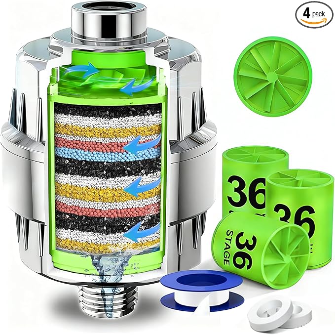 36-Stage Shower Head Filter by Unknown