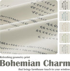 100% Boho Blackout Curtains 96 Inches Long - Image 4