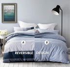 SLEEPBELLA Duvet Cover Queen Set 600 Thread Count Cotton Bedding Set - Image 4