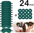 24Pcs Satin Eye Mask Silk Sleep Masks Silky Eyes Cover Blackout Blindfold - Image 2