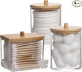Tbestmax Qtips Holder Bathroom Container, 10/7 OZ Cotton Ball/Swabs Dispenser by Tbestmax