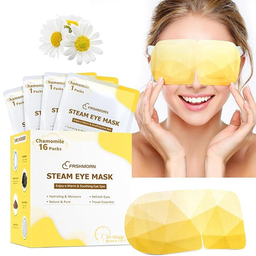 16Packs Steam Eye Mask, Heated Eye Mask by FRSHMORN