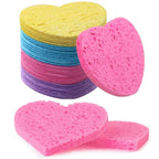 50-Count Facial Sponges Compressed, 100% Natural Cellulose Face Sponge by Mainlyrunmakeupsuppliers