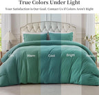 PURE ERA Jersey Knit Duvet Cover Set 100% T-Shirt Cotton Super Soft Comfy 3pc - Image 3