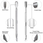 Ejiubas Cuticle Pusher Cuticle Nipper Stainless Steel Cuticle Trimmer Cuticle - Image 3